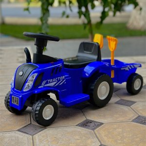 Jeżdzik traktor z przyczepą dla dzieci dźwięki Z220N 5