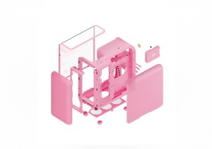 Obudowa Hyte X50 Strawberry Milk (CS-HYTE-X50G-SM) 4