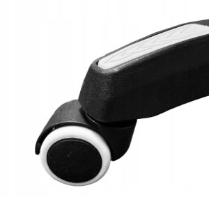 Fotel Mebel Elite Fotel biurowy gamingowy biało-czarny z poduszkami 4