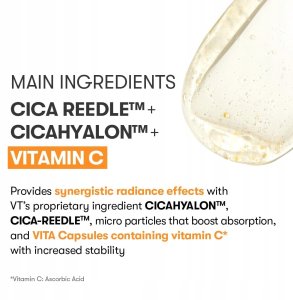 Vt Cosmetics Vita-Light Reedle Shot 100 Serum with Vitamin C Capsules 4