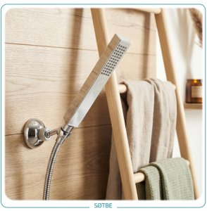 Zestaw prysznicowy Słuchawka natryskowa SOLIDNA Wąż pleciony 150 cm MOCNY 11