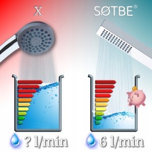 Zestaw prysznicowy Słuchawka natryskowa SOLIDNA Wąż pleciony 150 cm MOCNY 13