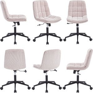 Krzesło biurowe Songmics Comfi Różowe 4