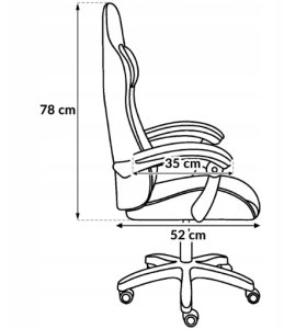 Fotel kontrast KG109 Różowo-biały (KONT_5907368782942) 4