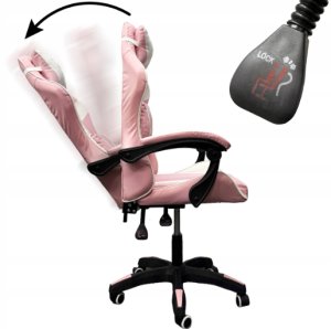 Fotel kontrast KG109 Różowo-biały (KONT_5907368782942) 8