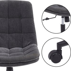 Krzesło biurowe Songmics Comfi Czarne 5