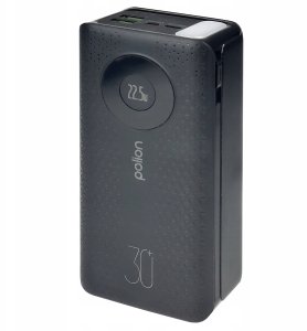 Powerbank 30000mAh 22,5W USB-C USB-A micro-USB LCD PD QC szybkie ładowanie 2