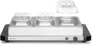 Duralex Podgrzewacz elektryczny płyta grzewcza do potraw 3x GN 1/3 400 W 4