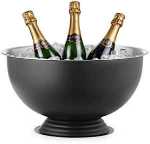 Bar Up Misa do szampana ponczu stalowa 13 l śr. 393x214 mm - czarna 3