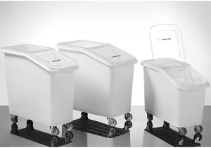 Amerbox Wózek pojemnik gastronomiczny na produkty sypkie mąka cukier ryż 62 l 3