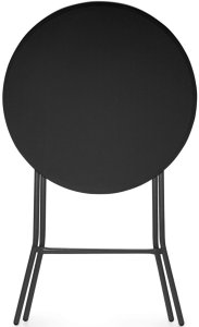 Amerbox Stolik koktajlowy barowy cateringowy składany śr. 80x110 cm - czarny 5