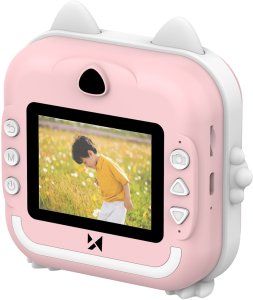 Drukarka etykiet Wozinsky Mini drukarka termiczna WDT-01 z aparatem kamerą dla dzieci - różowa Mini drukarka termiczna WDT-01 z aparatem kamerą dla dzieci - różowa 6