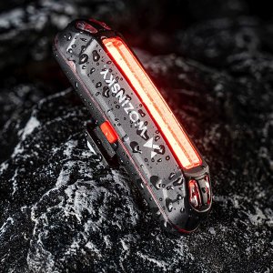 Wozinsky Zestaw lampek rowerowych akumulatorowych przednia tylna 400 lm - czarny 11