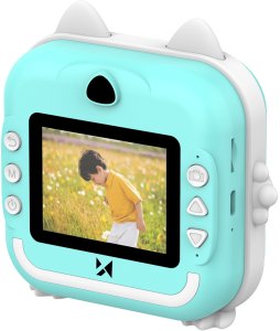 Drukarka etykiet Wozinsky Mini drukarka termiczna WDT-02 z aparatem kamerą dla dzieci - niebieska Mini drukarka termiczna WDT-02 z aparatem kamerą dla dzieci - niebieska 5