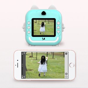 Drukarka etykiet Wozinsky Mini drukarka termiczna WDT-02 z aparatem kamerą dla dzieci - niebieska Mini drukarka termiczna WDT-02 z aparatem kamerą dla dzieci - niebieska 9