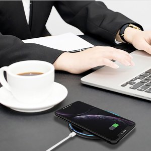 Ładowarka Alogy Ładowarka indukcyjna bezprzewodowa 15W - czarna 2