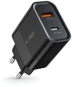 Ładowarka Energenie Ładowarka sieciowa C30W USB-C USB-A 30W - czarna 2