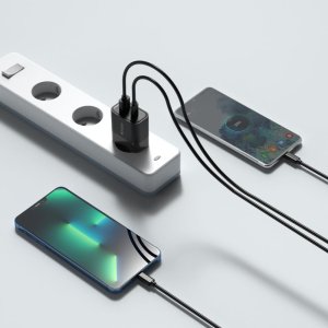 Ładowarka Energenie Ładowarka sieciowa C30W USB-C USB-A 30W - czarna 6