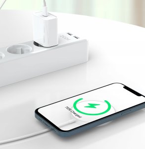ŁADOWARKA BEZPRZEWODOWA 15W Qi do Magsafe indukcyjna do iPhone 4