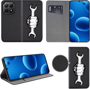 Etui do Xiaomi 14T MAGNET WZORY CASE + SZKŁO 9H 3