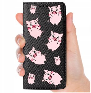 Etui do Xiaomi 14T MAGNET WZORY CASE + SZKŁO 9H 6