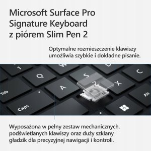 Microsoft Klawiatura do Surface Pro z piórem Slim Pen - Platynowy 4