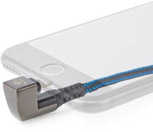 Kabel USB NEDIS USB-Kabel USB 2.0 | Apple Lightning 8-Pin | USB-C™ Stecker | 60 W | 480 Mbps | Niklowany | 1.00 m | okrągły | Spleciony / Nylon | Niebieski / Czarny 6