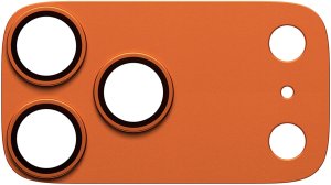 Szkło hartowane na obiektyw PanzerGlass Fender Camera Protector do iPhone 17 Pro Max pomarańczowy 4