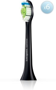 Końcówka Philips Optimal White HX6066/88 6 sztuk końcówek szczoteczki, 6 pc(s), Czarny, 3 miesiące, Średni, 62000 movements per minute 2