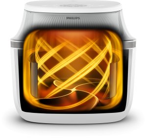 Frytkownica beztłuszczowa Philips 3000 podgrzewacz powietrza biały 1700W 6.2l NA331/10 (8720389064562) 6