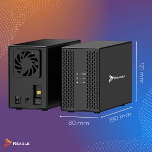 OBUDOWA DYSKU HDD SSD 2x 3,5" SATA III USB 3.2 KIESZEŃ RAID JBOD PM DO 40TB 9