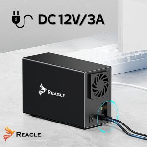 OBUDOWA DYSKU HDD SSD 2x 3,5" SATA III USB 3.2 KIESZEŃ RAID JBOD PM DO 40TB 10
