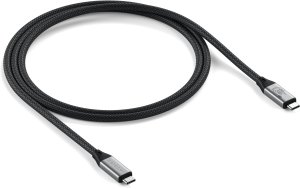 Kabel USB USB-C - USB-C 1.2 m Czarno-srebrny (ST-YU4120K) 2