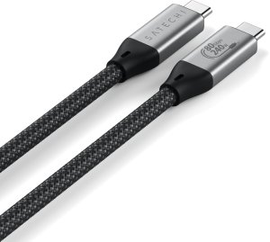 Kabel USB USB-C - USB-C 1.2 m Czarno-srebrny (ST-YU4120K) 3
