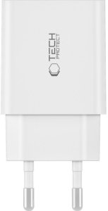 Ładowarka sieciowa C35W 2x USB-C z kablem USB-C - iPhone Lightning - biała Tech-Protect 4
