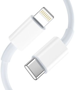 Ładowarka sieciowa C35W 2x USB-C z kablem USB-C - iPhone Lightning - biała Tech-Protect 5
