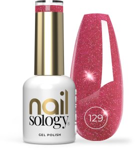 Realac Nailsology Gel Polish lakier hybrydowy 129 Lambada Pink 8ml 4