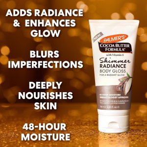 PALMER'S_CBF Shimmer Radiance Body Gloss rozświetlający balsam do ciała 155ml 2