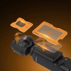 OSŁONA EKRANU + OBIEKTYWU ANTYREFLEKSYJNA FOLIA OCHRONNA ZE SZKŁA HARTOWANEGO DO DJI OSMO POCKET 3 3