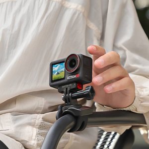 ELASTYCZNA OPASKA SILIKONOWA DO KAMERY ACTION 5 PRO 4/3 GOPRO 13 INSTA360 (CZARNA) 9