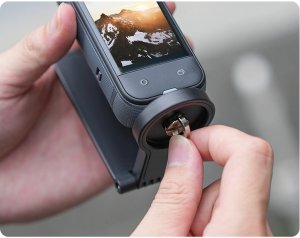 UCHWYT MAGNETYCZNY OBROTOWY GWINT 1/4" DO DJI OSMO 360 / POCKET 3 / INSTA360 GO ULTRA 14