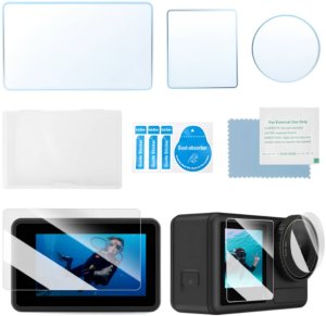 ZESTAW FOLIA OCHRONNA ZE SZKŁA HARTOWANEGO 9H DO KAMERY DJI OSMO ACTION 6 2