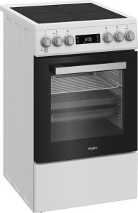 Whirlpool Cooker | Whirlpool | Hob type Vitroceramic | Oven type Electric | White | Width 50 cm | Depth 60 cm | 60 L 3