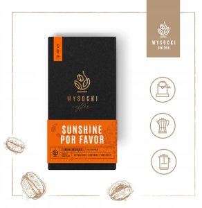 Kawa ziarnista Wysocki Coffee Kawa ziarnista Sunshine Por Favor 1kg 2