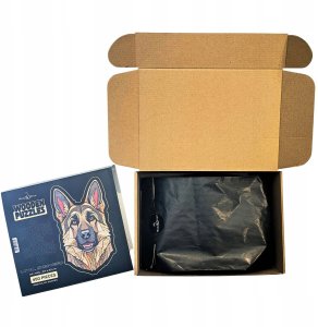 Mruu&Pruu Puzzle Drewniane OWCZAREK NIEMIECKI 450el. XXL DUŻE Układanka Prezent PIES 11