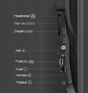 Telewizor CHiQ L32QST TV 32", QLED, Full HD, Google TV, Frameless, Dolby Audio, dbx-tv, HDR 10 3