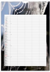 Mayland-Burde Familiekalender Pory roku A3 2026 2