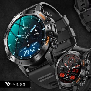 Smartwatch VESS ZEGAREK SMARTWATCH MĘSKI 360x360 ROZMOWY MENU PL WODOODPORNY 2