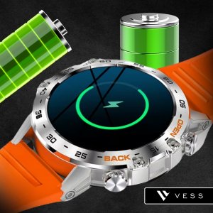 Smartwatch VESS ZEGAREK SMARTWATCH MĘSKI 360x360 ROZMOWY MENU PL WODOODPORNY 9