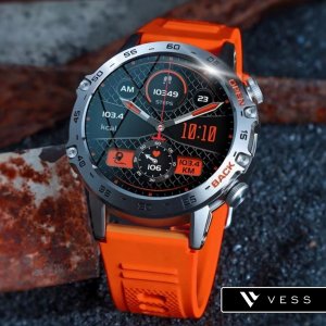 Smartwatch VESS ZEGAREK SMARTWATCH MĘSKI 360x360 ROZMOWY MENU PL WODOODPORNY 10